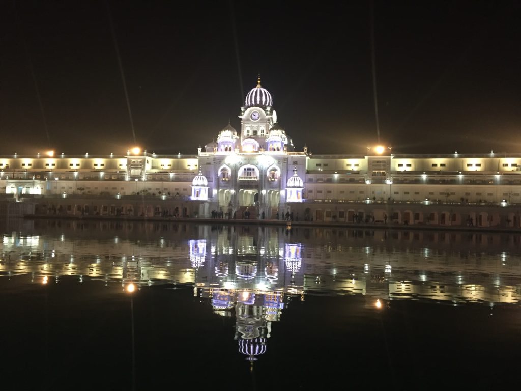 The Golden Temple at night